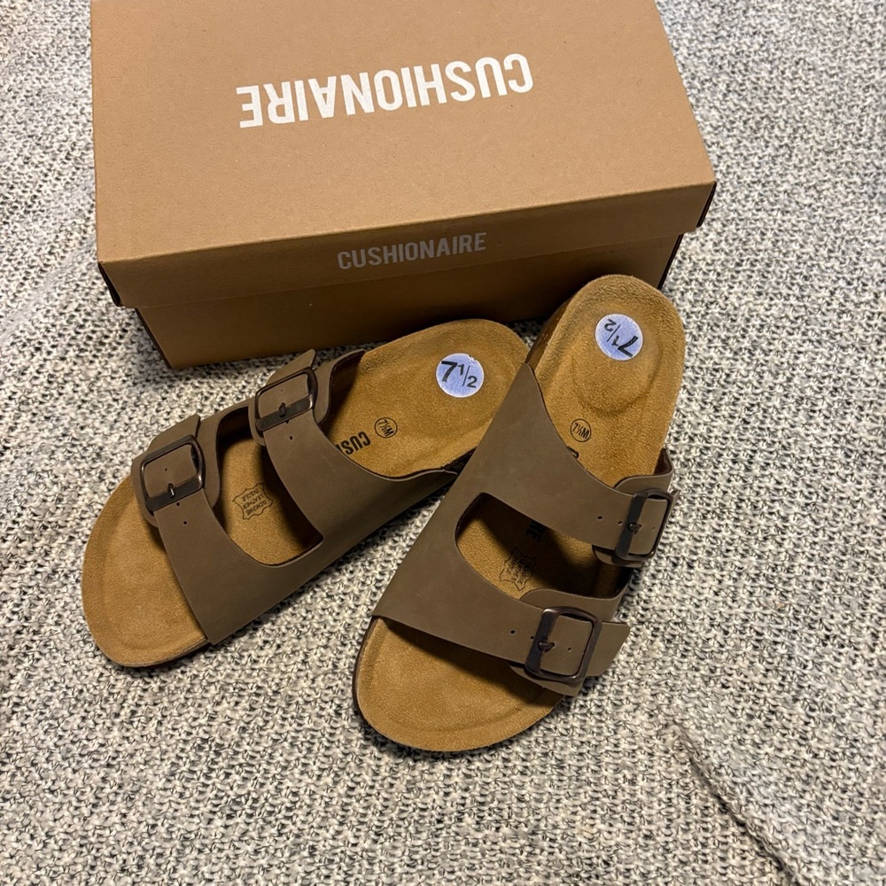 Women's Brown leather strap Sandals